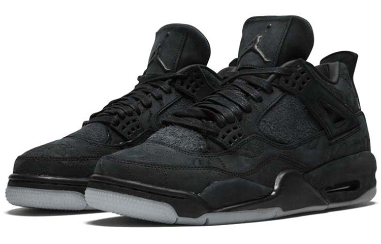 KAWS x Air Jordan 4 Retro 'Black' 930155-001 #